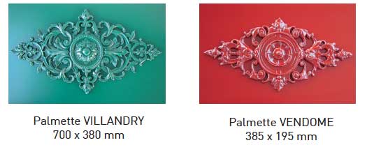HORIZAL ALUMINIUM TRADITIONAL COLLECTION 3 Horizal palmettes