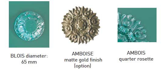 HORIZAL ALUMINIUM TRADITIONAL COLLECTION 6 Horizal rosettes